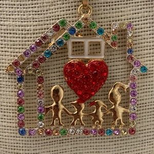 Betsey Johnson Necklace with Home Made with ♥️